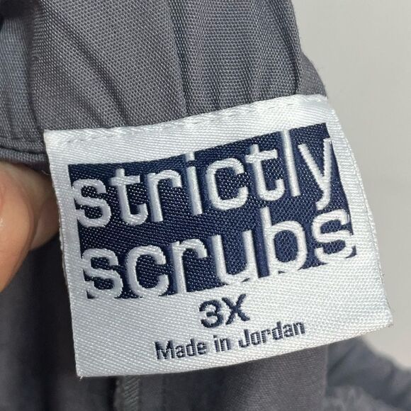 5 for $25🔥Strictly Scrubs Grey Scrub Pants 3X - Picture 3 of 5